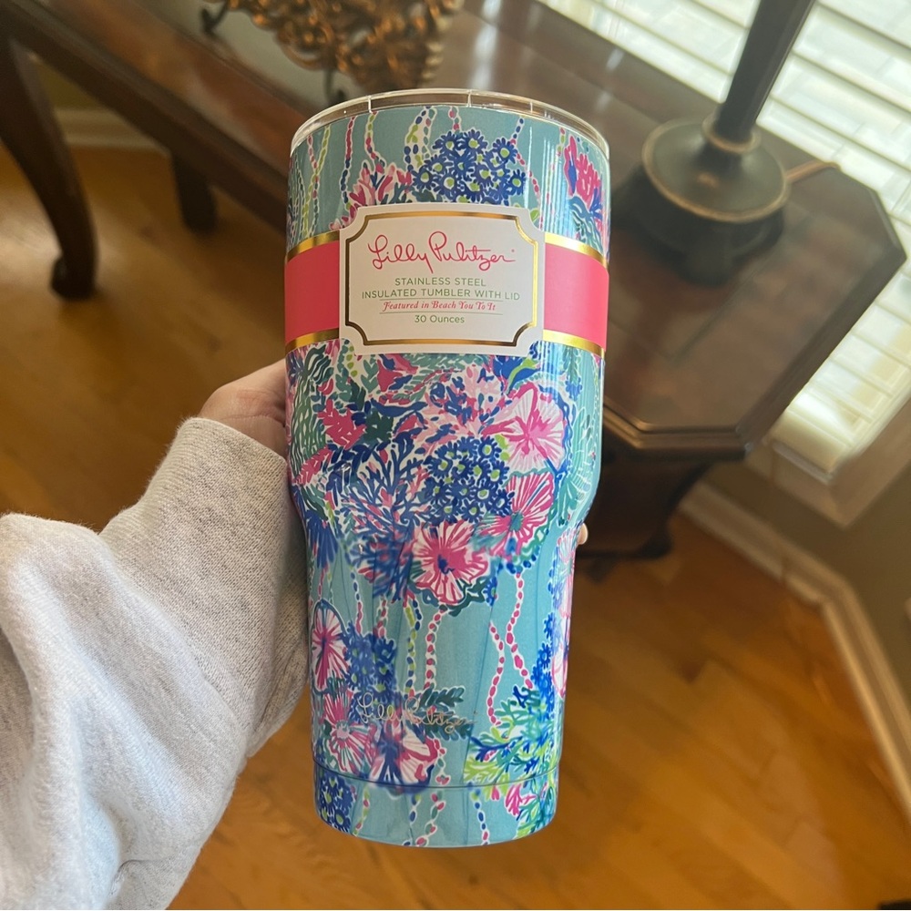 Lilly Pulitzer Vibrant Floral Tumbler